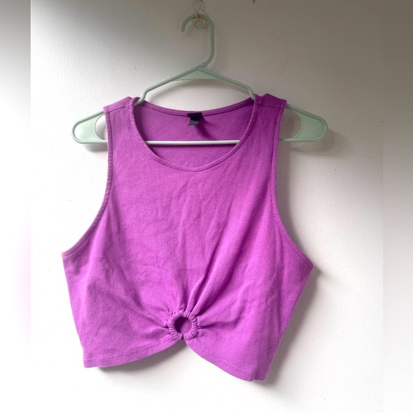Wild Fable Purple Crop Top - Picture 1 of 3